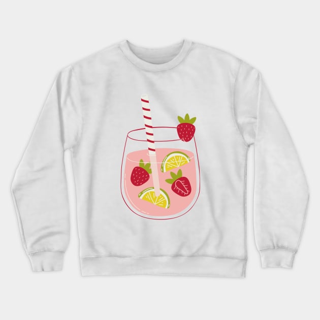 Strawberry Lemon Juice Shirt Icecream Burger Soda Pastry Laugh Joke Hungry Snack Gift Sarcastic Happy Fun Introvert Awkward Geek Hipster Silly Inspirational Motivational Birthday Present Crewneck Sweatshirt by EpsilonEridani